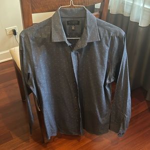 Mens size L long sleeve button down.